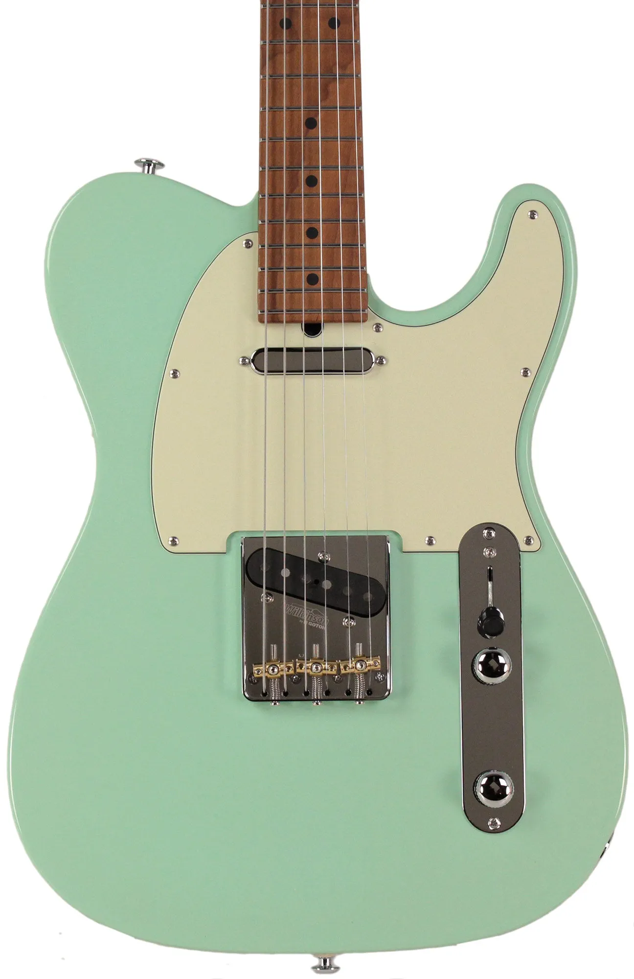 Suhr Select Classic T Guitar, Roasted Flamed Neck, Surf Green