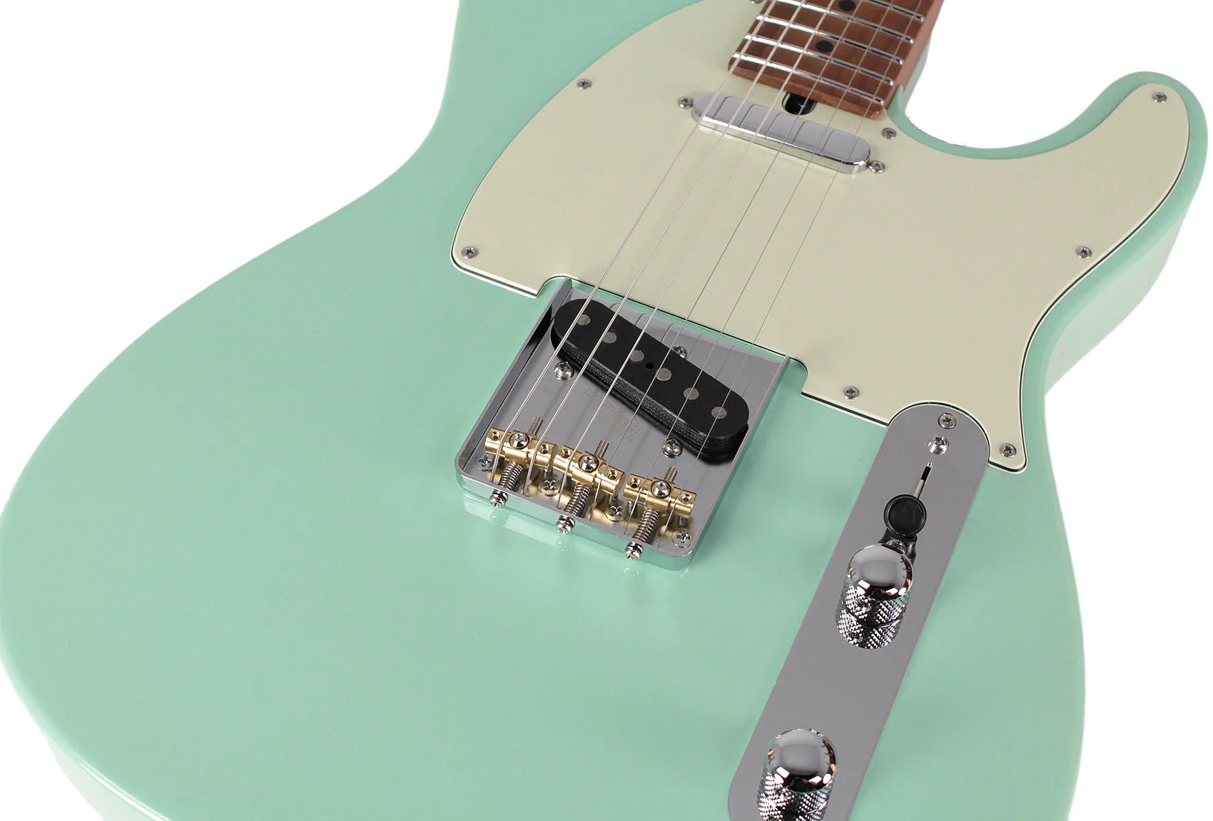 Suhr Select Classic T Guitar, Roasted Flamed Neck, Surf Green