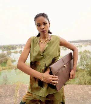 Tan envelope bag