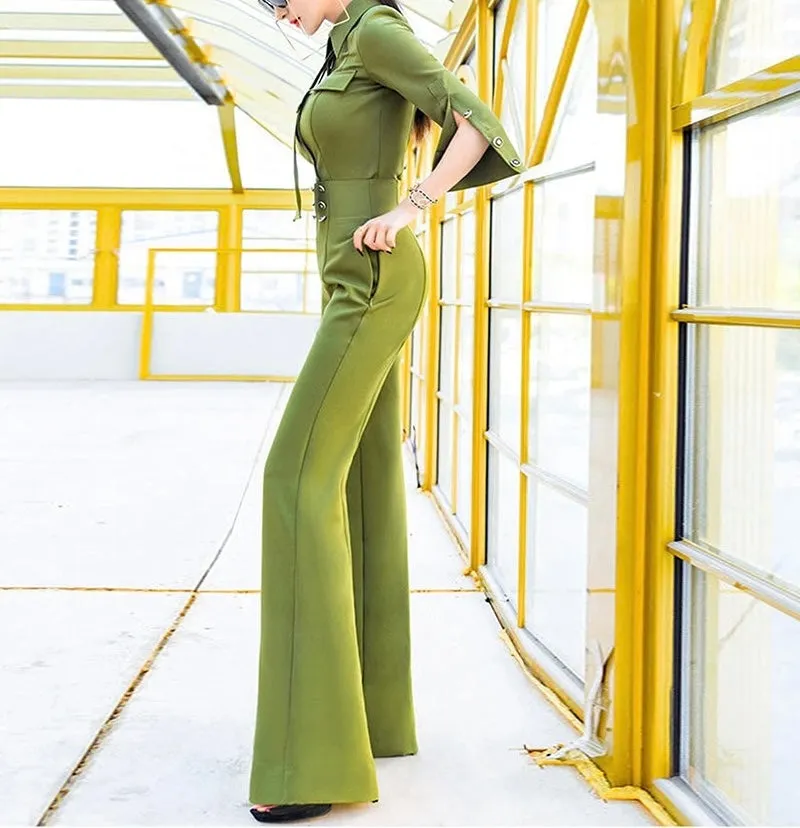 Tender Green Wide Leg 2 Piece Set
