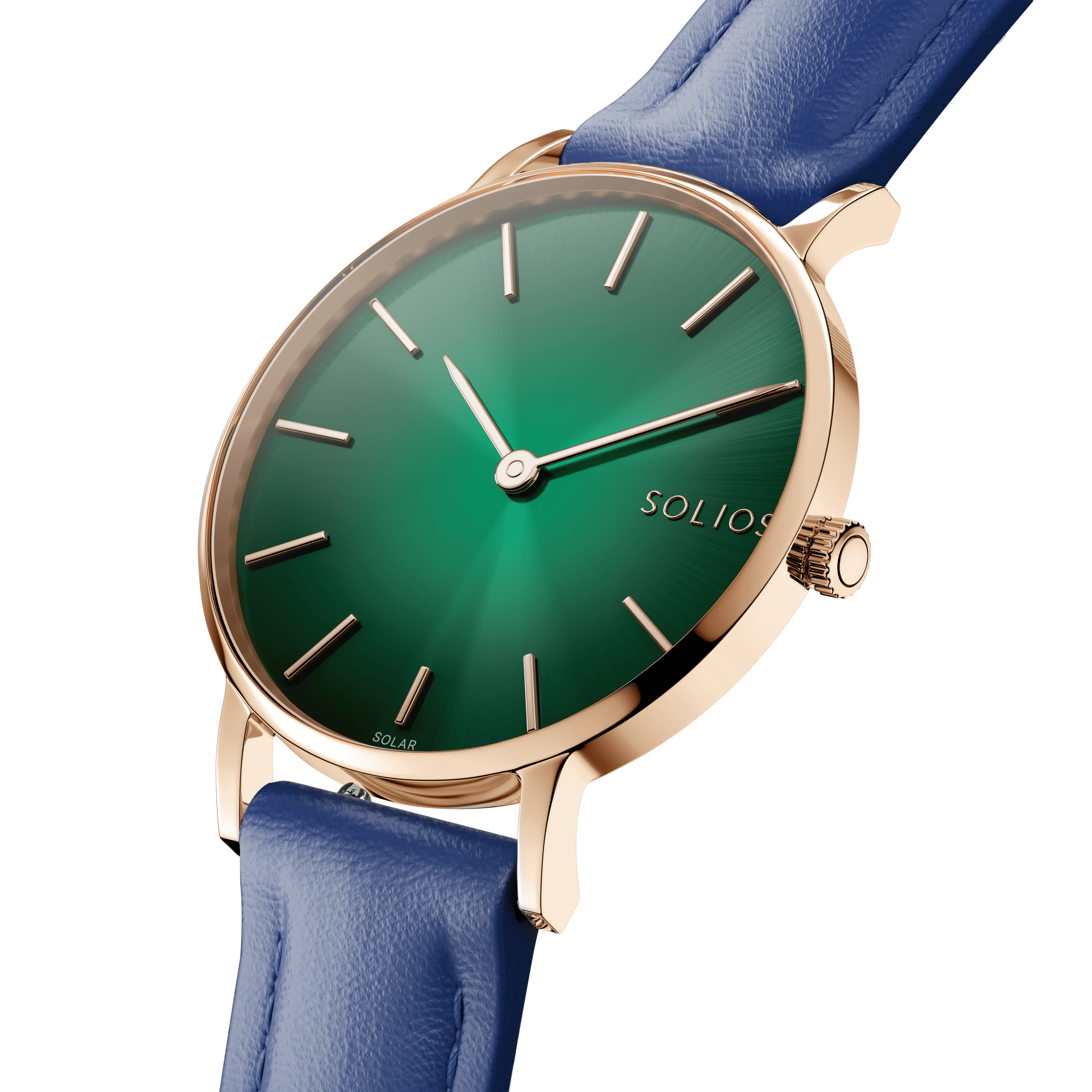 The Rainforest Classic | Green Dial - Rose Gold Case