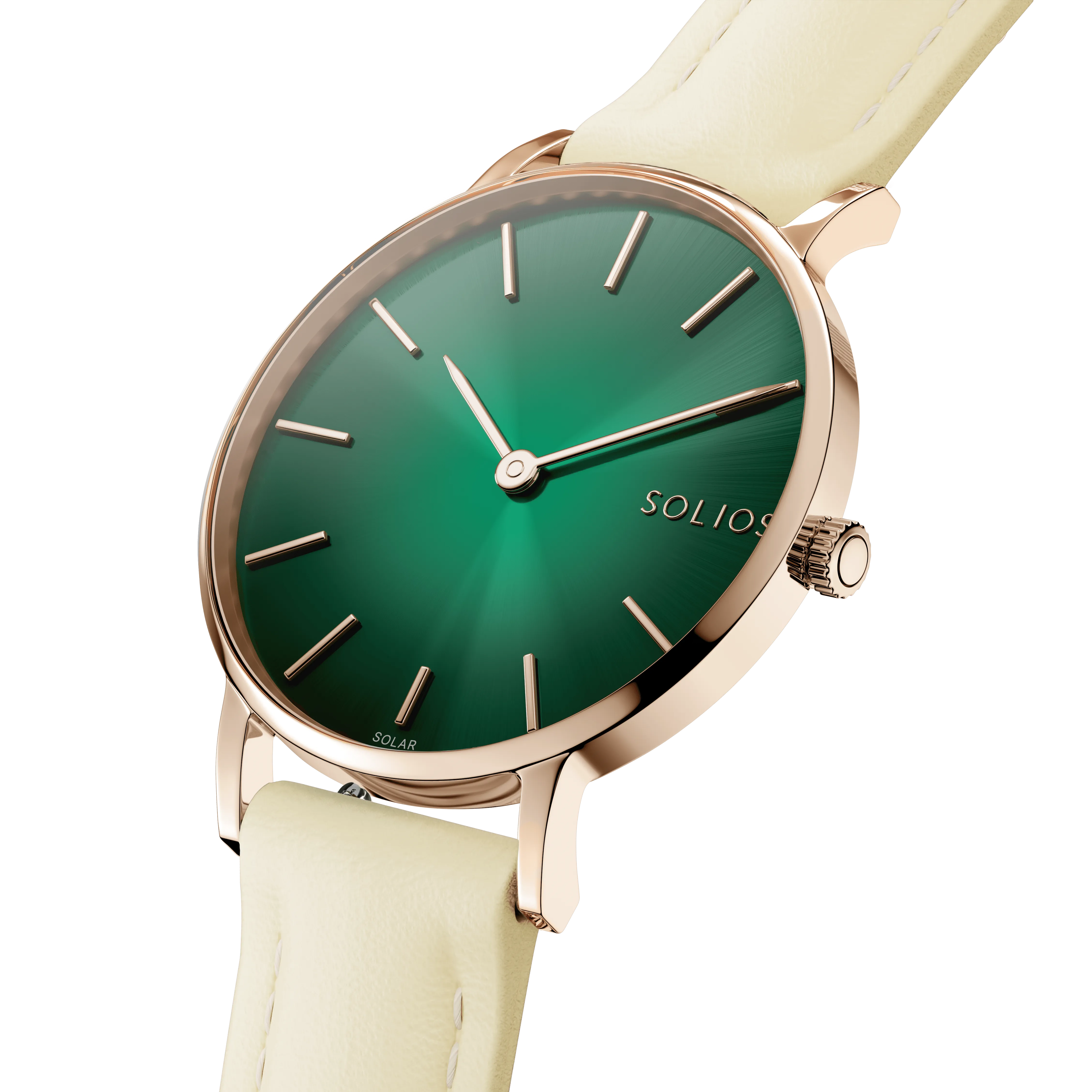 The Rainforest Classic | Green Dial - Rose Gold Case