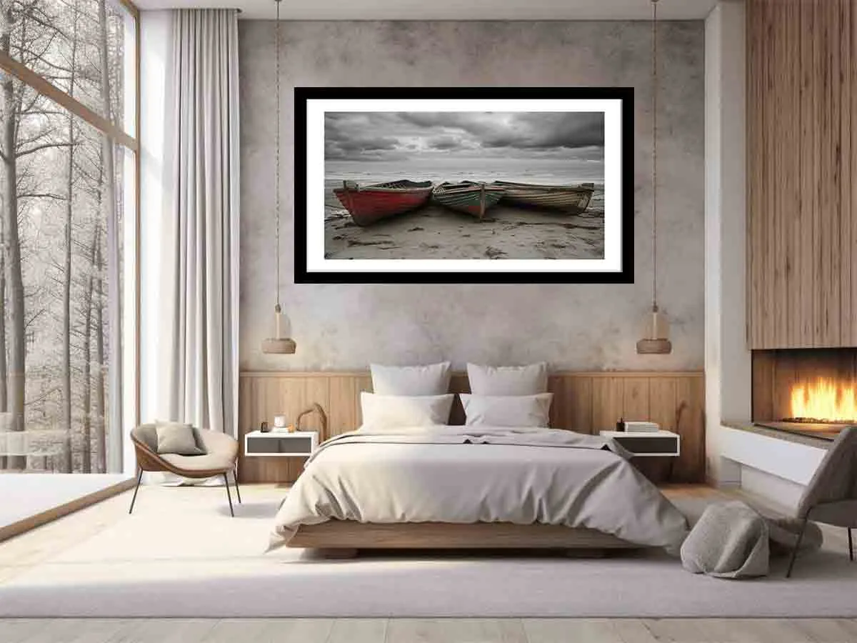 Three Boats Art - Stunning High-Resolution Wall Art Print