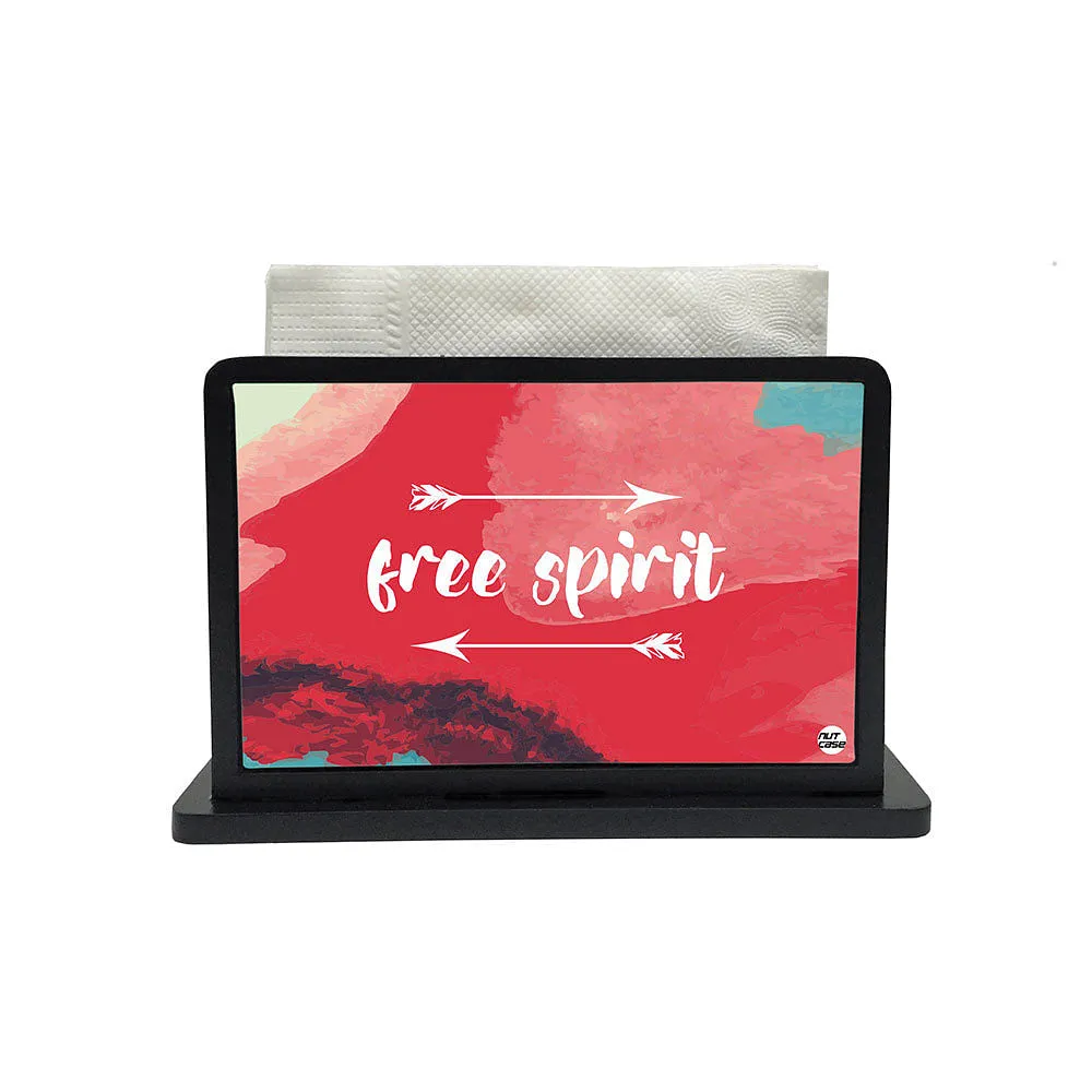 Tissue Holder Paper Napkin Stand - Free  Spirit Pink
