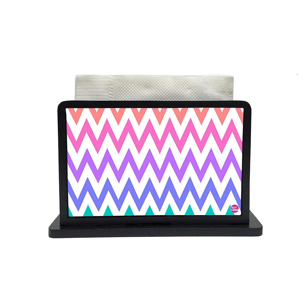 Tissue Holder Paper Napkin Stand - Waves Lines