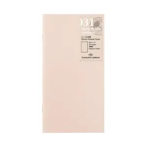 Traveler's Notebook Refill Sticker Release Paper - 031