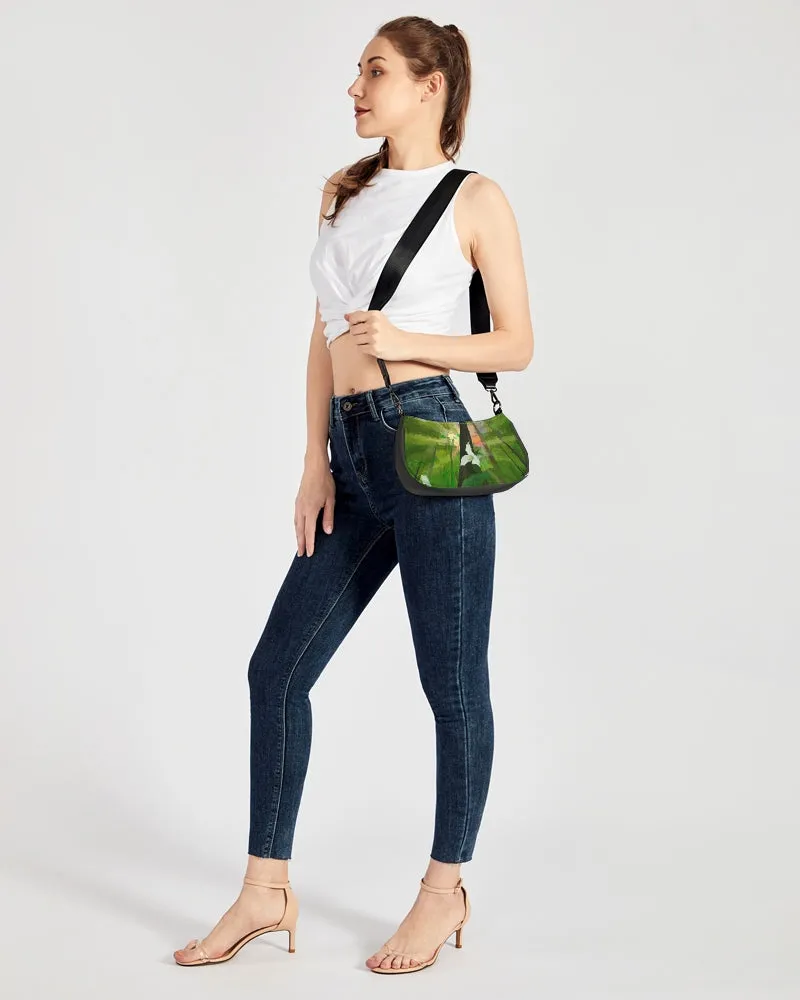 Trillium & the Tree Shoulder & Wristlet Canvas Dual Pouch
