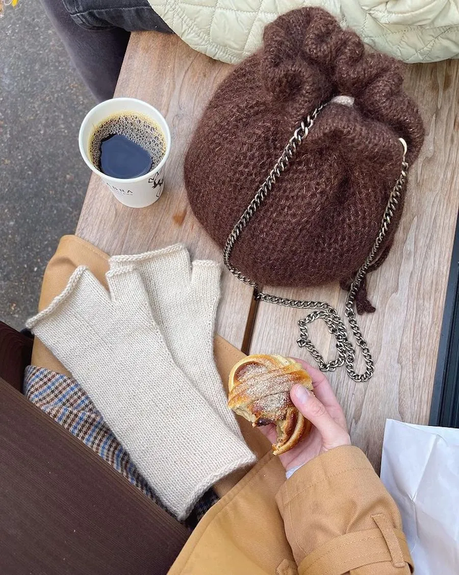 UDENLANDSKE FORHANDLERE Lining for round bottom bag - circumference 58 cm - Natural - Wholesale
