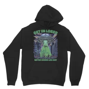UFO: Get in loser, we're doing leg day Hoodie (UK)