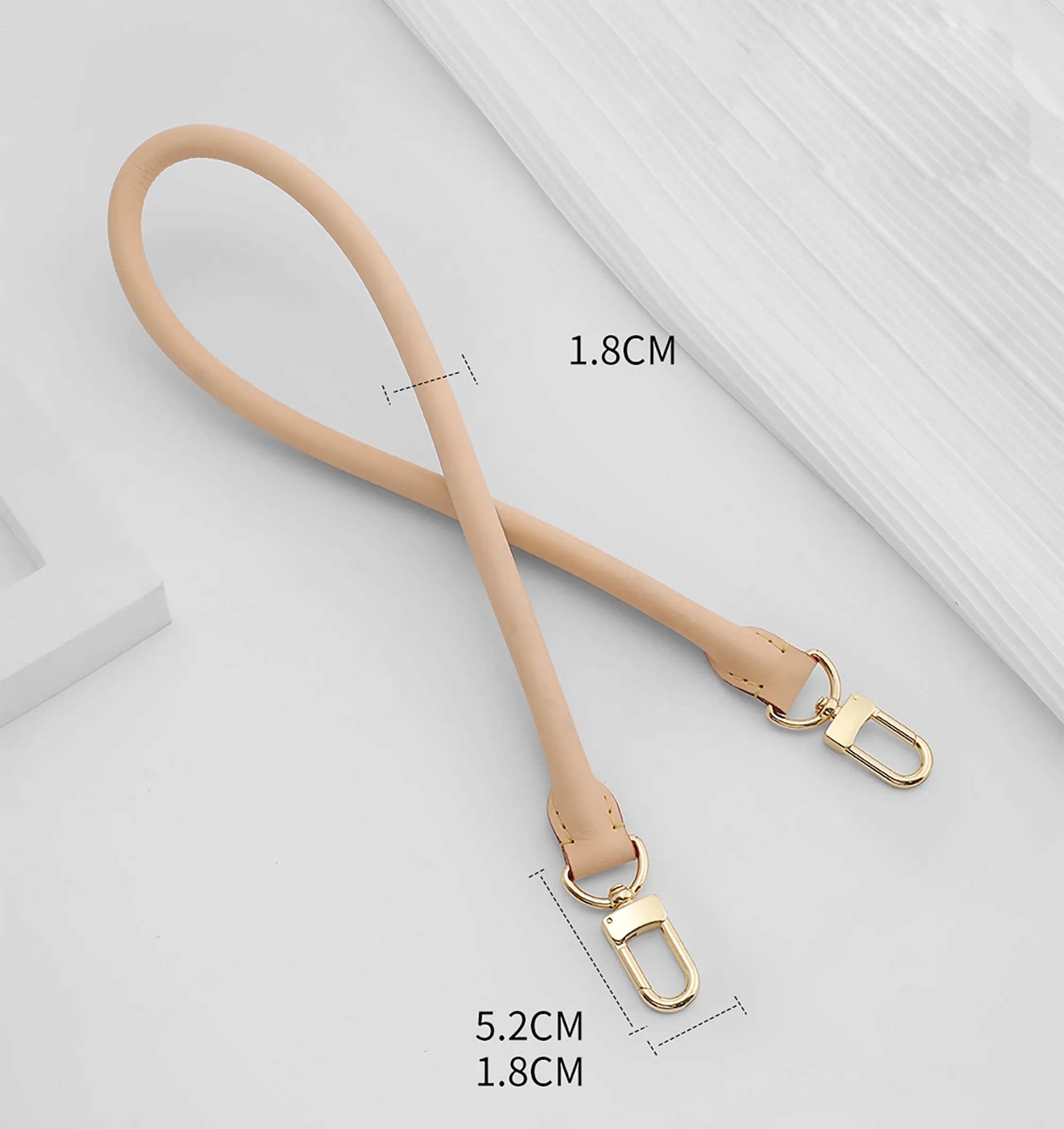 Underarm replacement strap for Speedy 20, 25, 30, genuine leather bag strap accessory.
