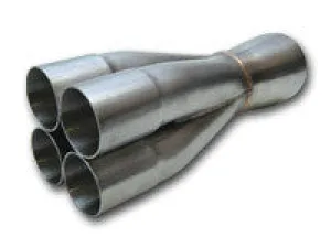 Vibrant 4-1 Merge Collector — 2.000" Inlet ID x 4.000" Outlet OD 304 Stainless (10309)