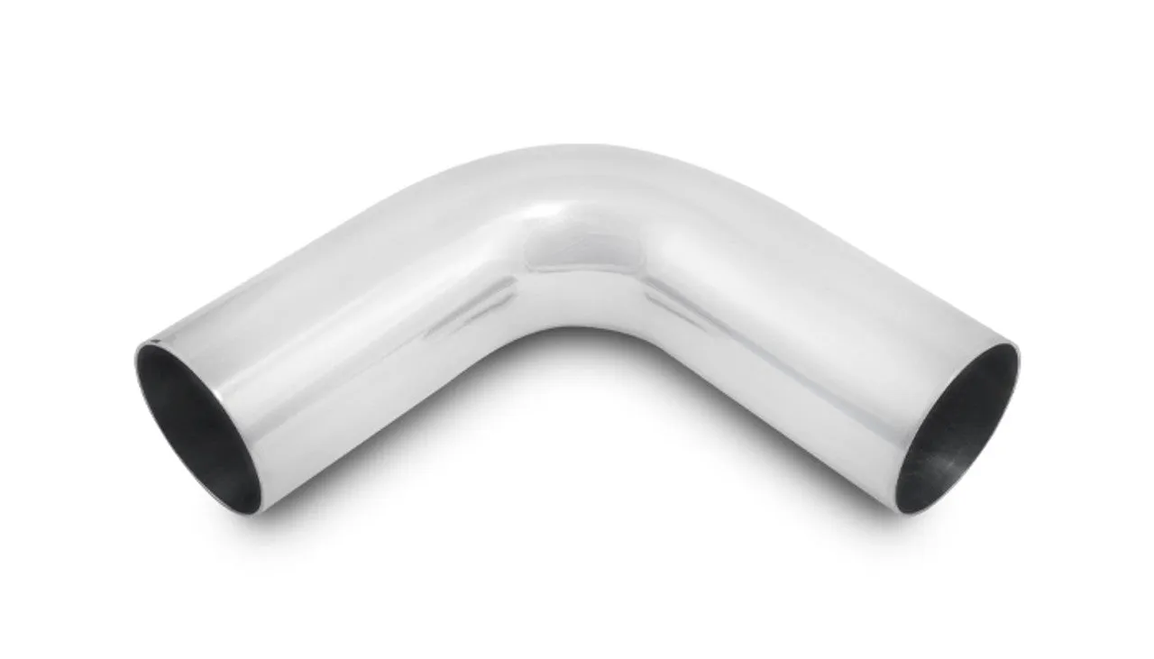 Vibrant 90 Degree Aluminum Piping, 3.25" O.D. - Polished  - 2240