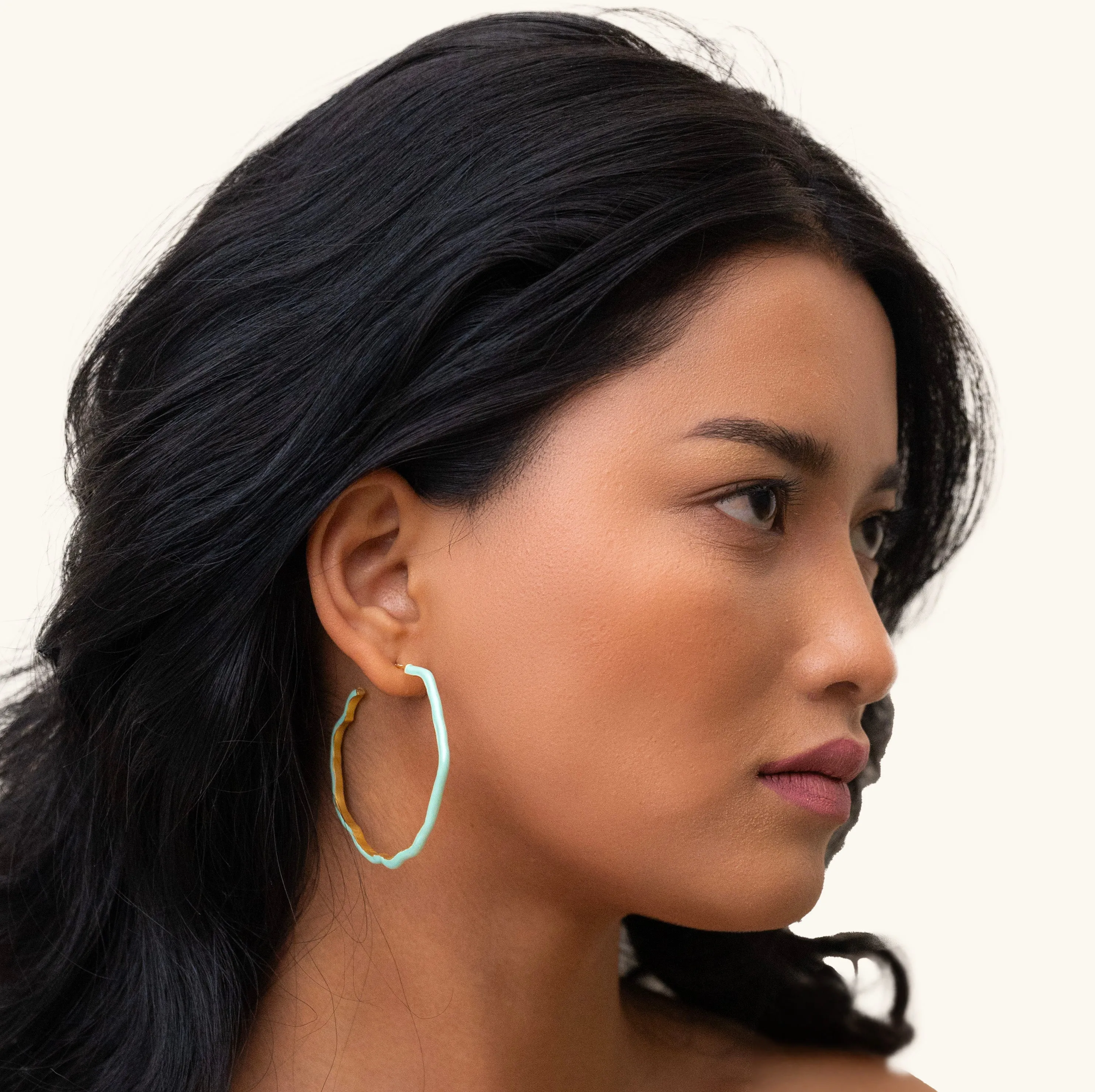 Vibrant Bloom Hoops