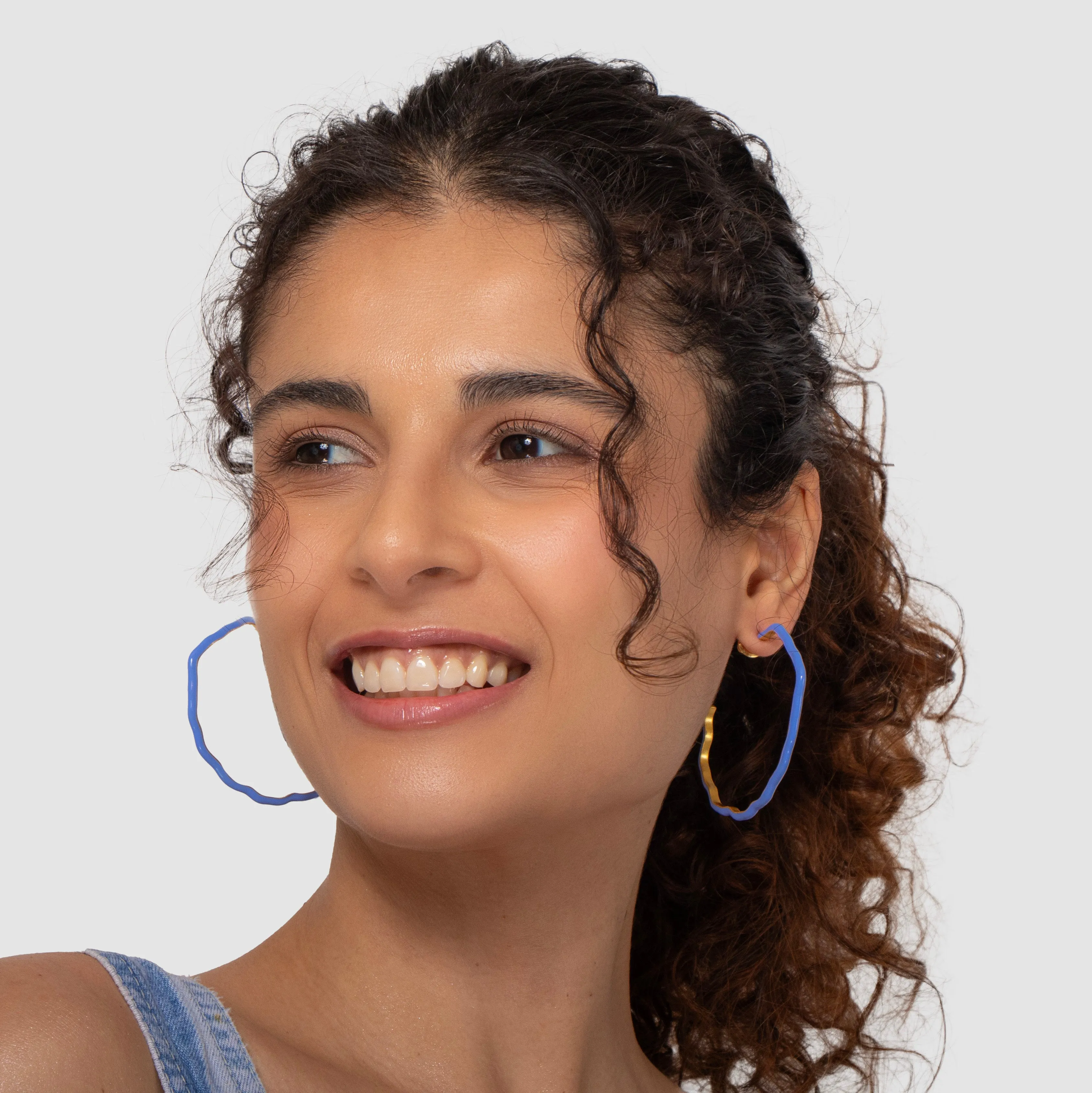 Vibrant Bloom Hoops