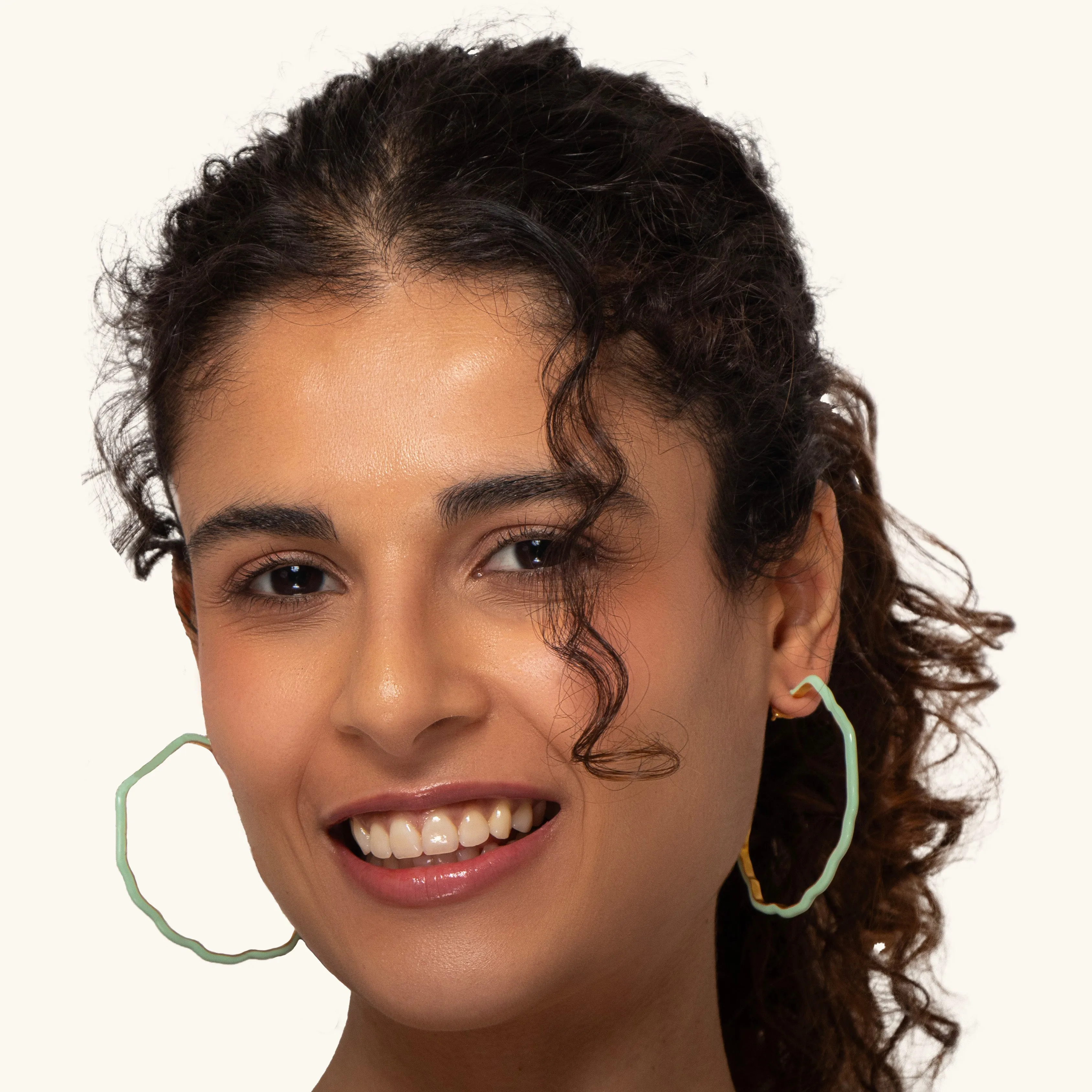 Vibrant Bloom Hoops