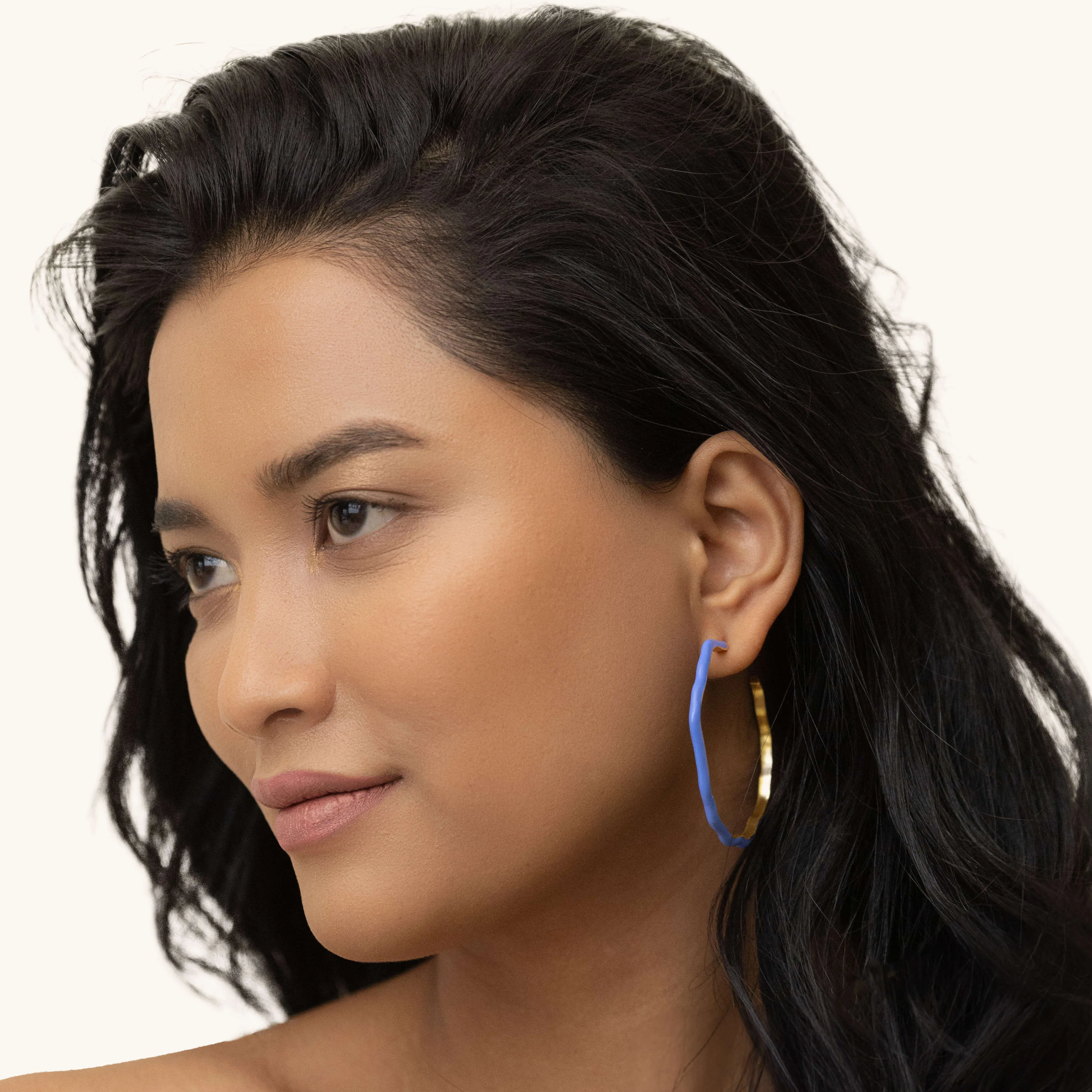 Vibrant Bloom Hoops
