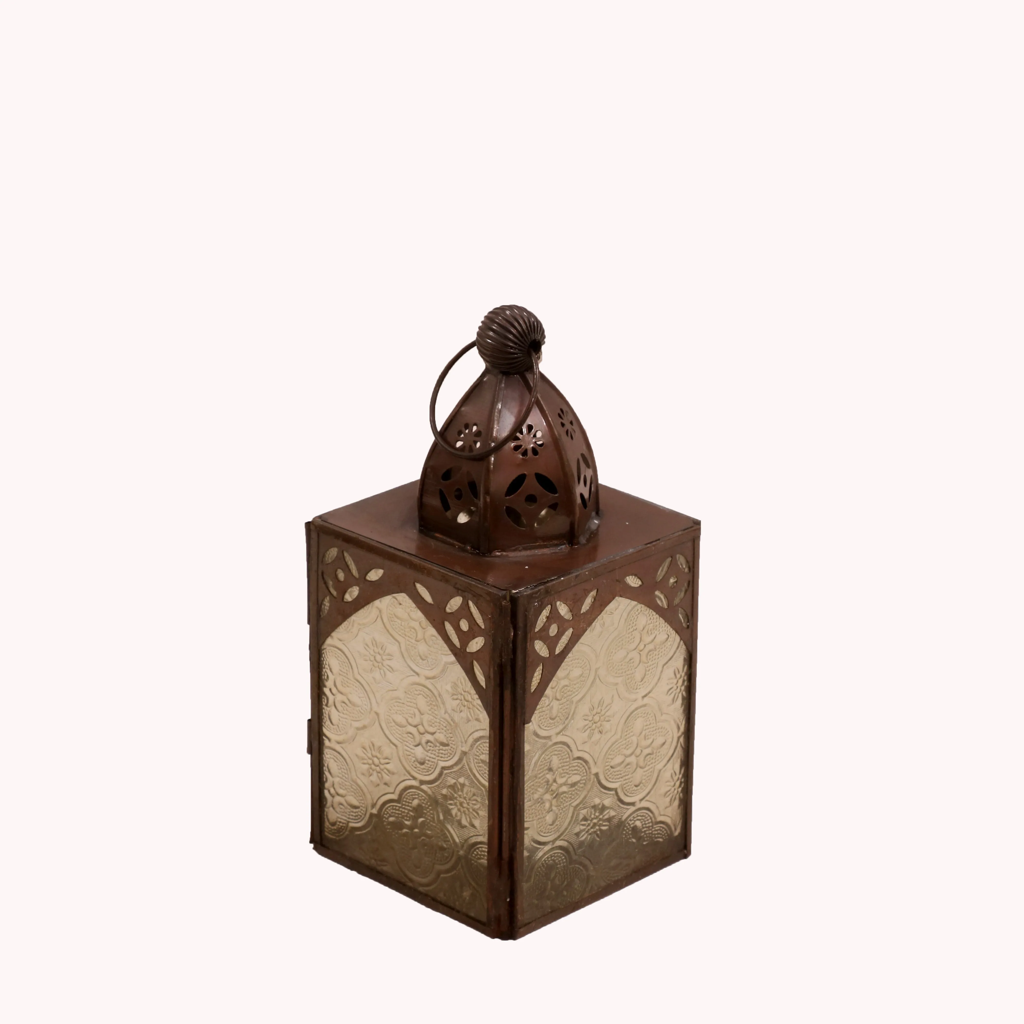 Vibrant Copper Candle Holder