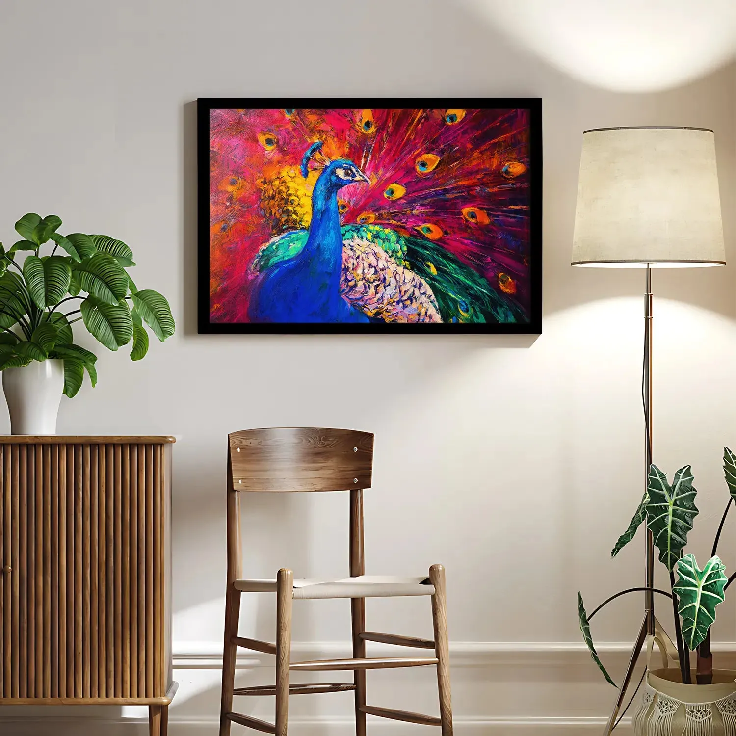 Vibrant Peacock Beauty