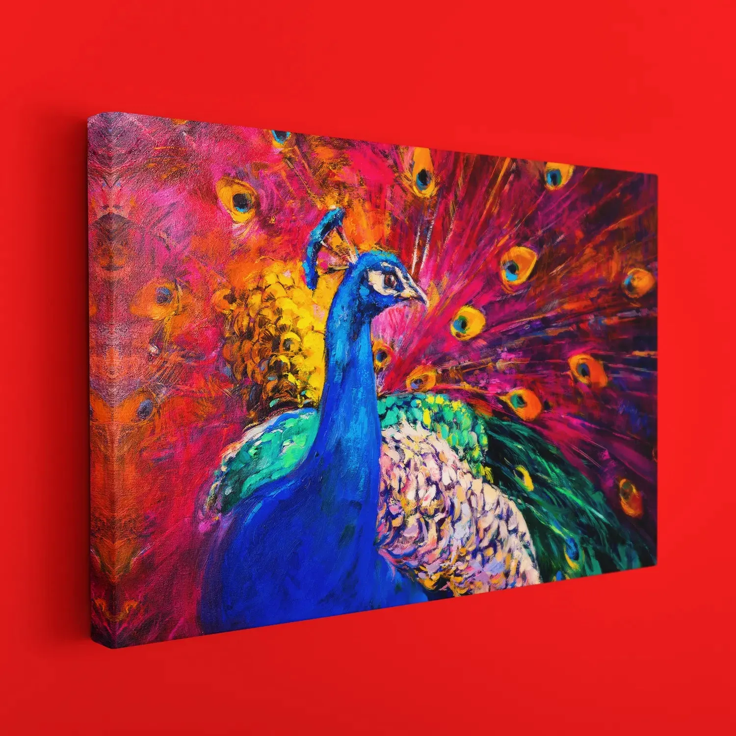 Vibrant Peacock Beauty