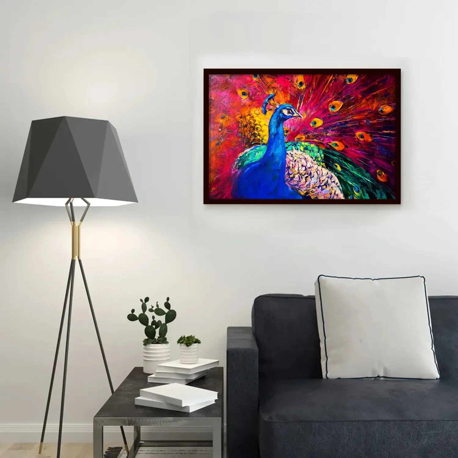 Vibrant Peacock Beauty