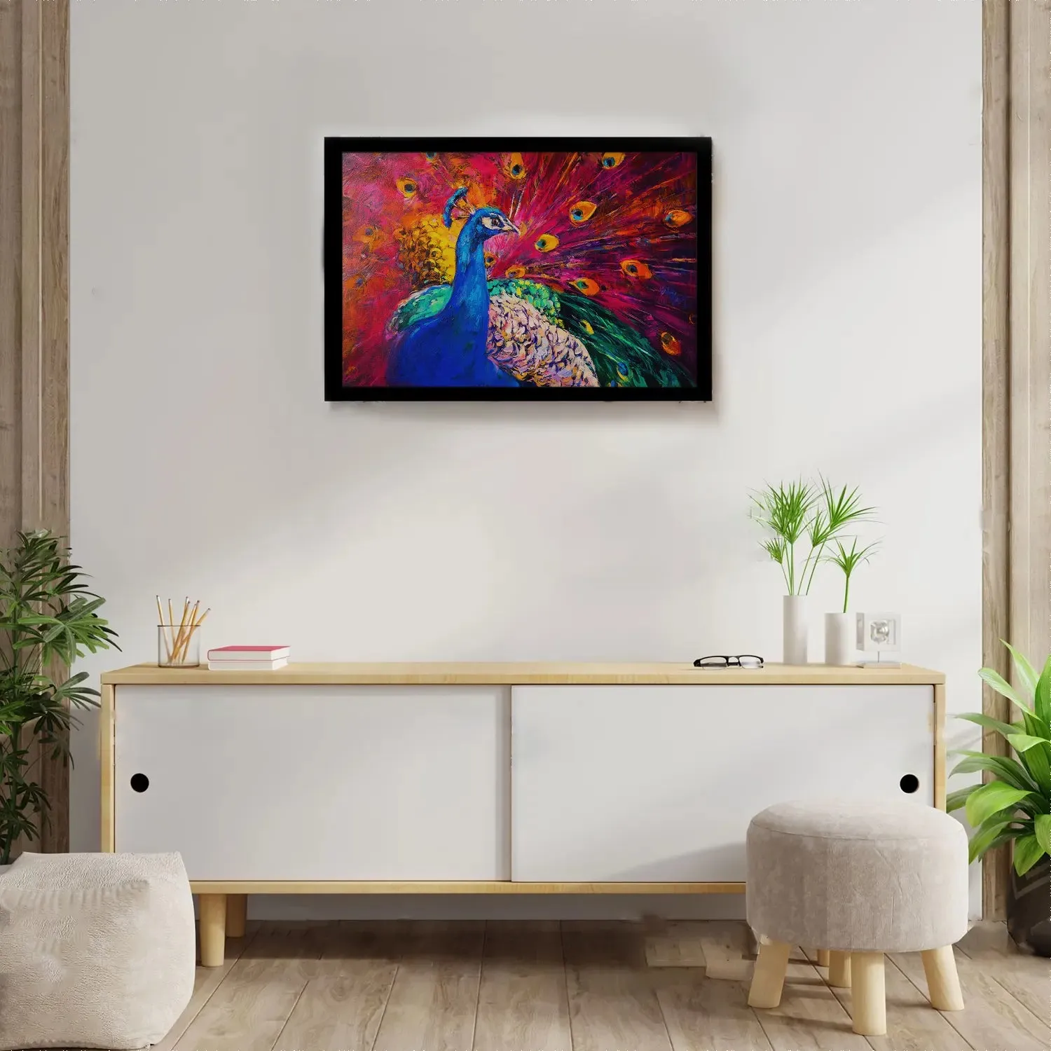 Vibrant Peacock Beauty
