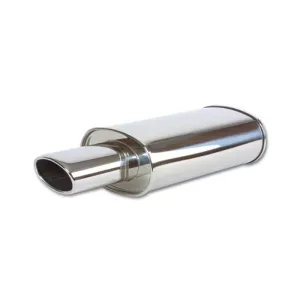 Vibrant Performance Streetpower Oval Muffler w/ 4.5" x 3" Oval Angle Cut