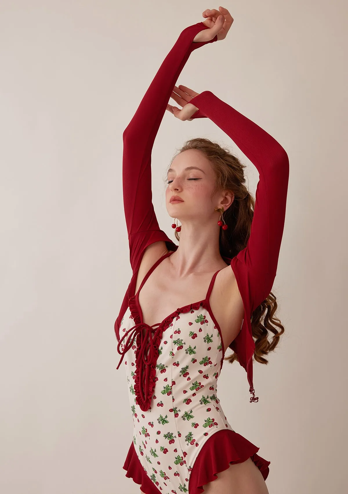 Vibrant Strawberry Bodysuit