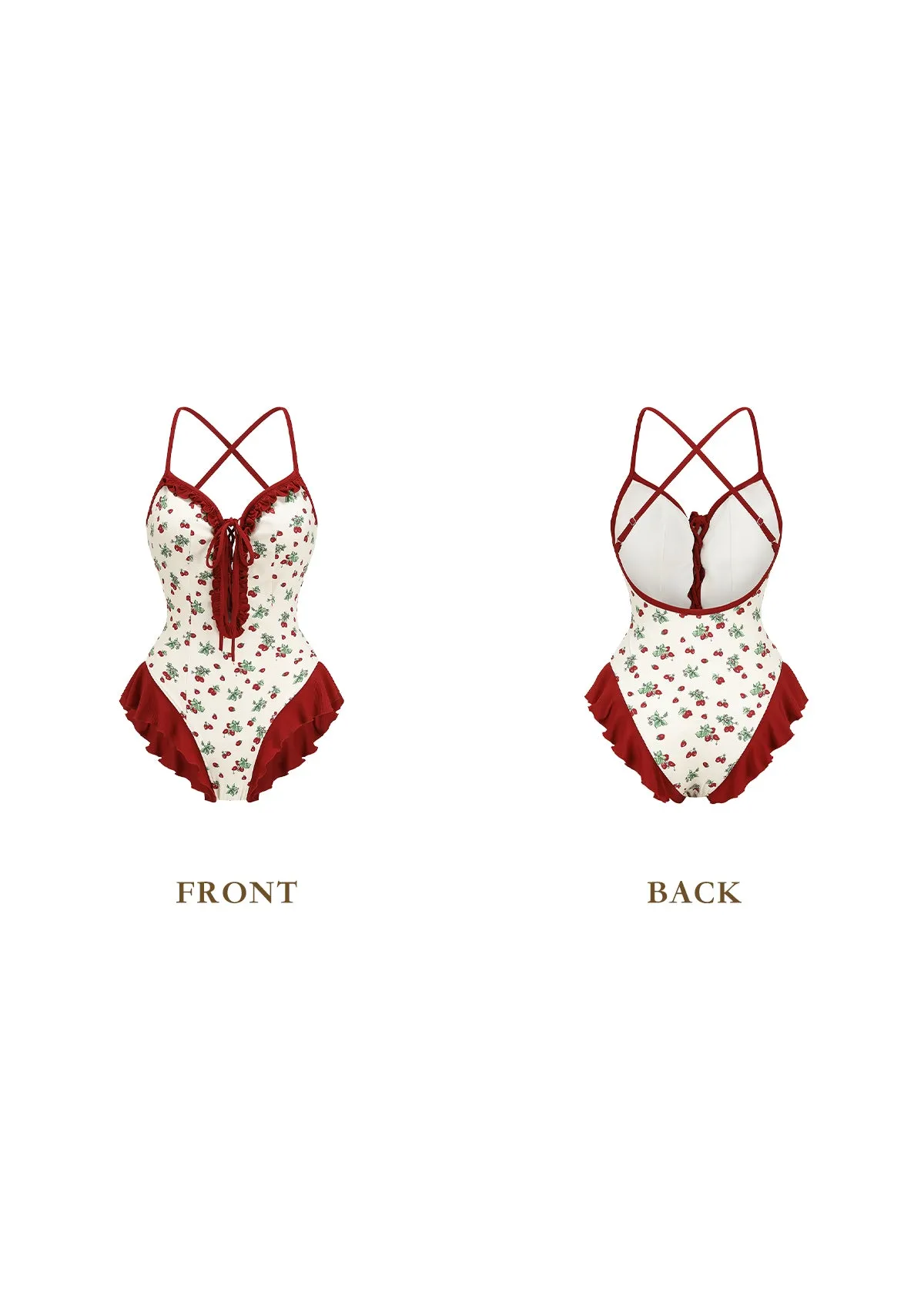 Vibrant Strawberry Bodysuit