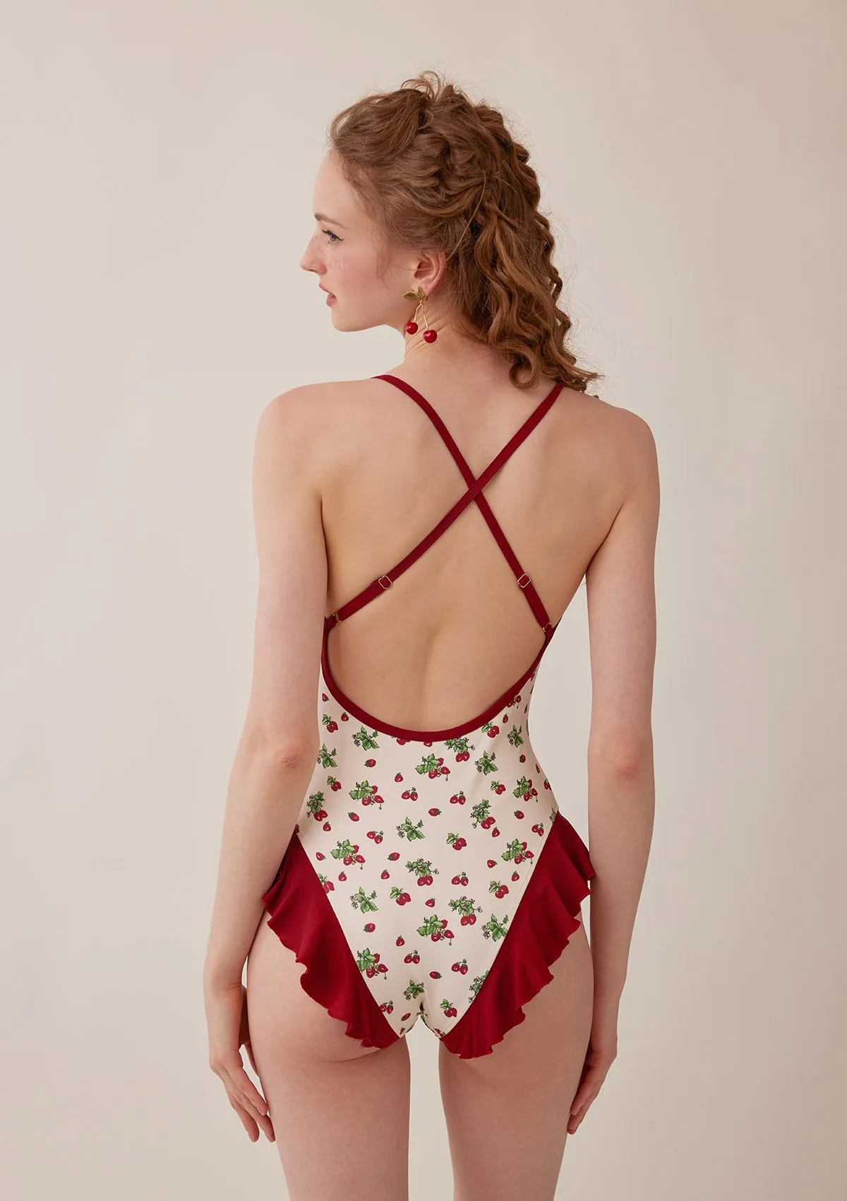 Vibrant Strawberry Bodysuit
