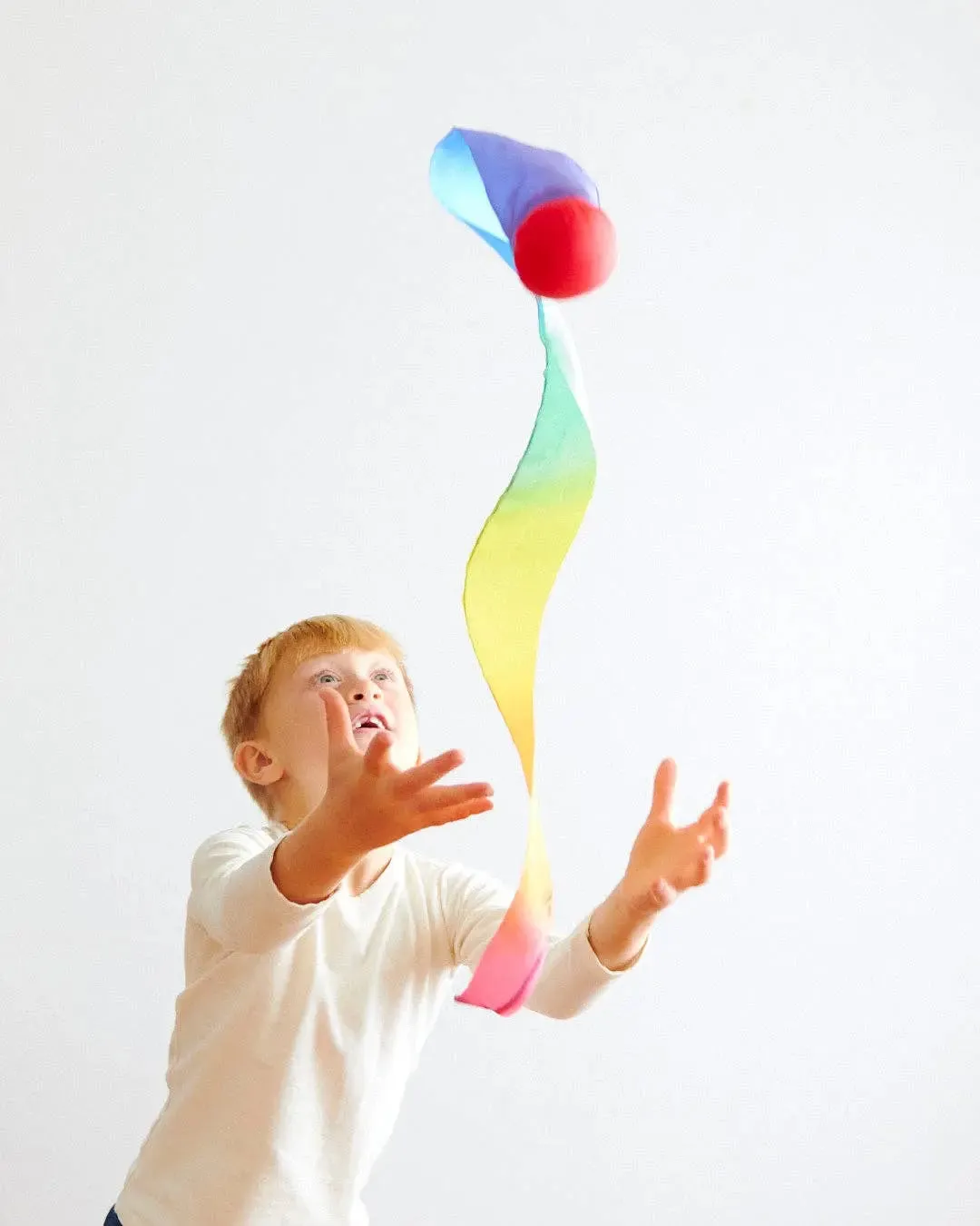 Waldorf Toy for Throwing, Movement Play: Rainbow