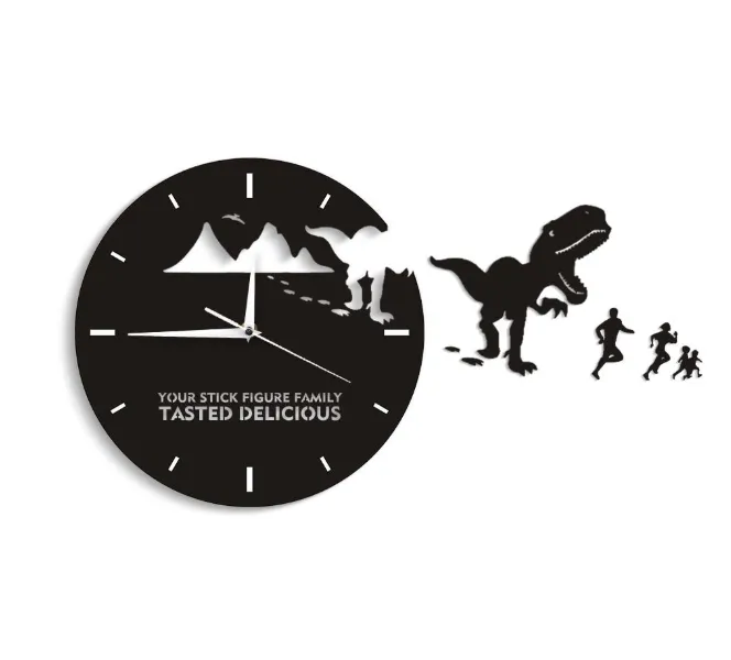 Wall clock living room bedroom creative 3D stereo mute home modern stylish decoration