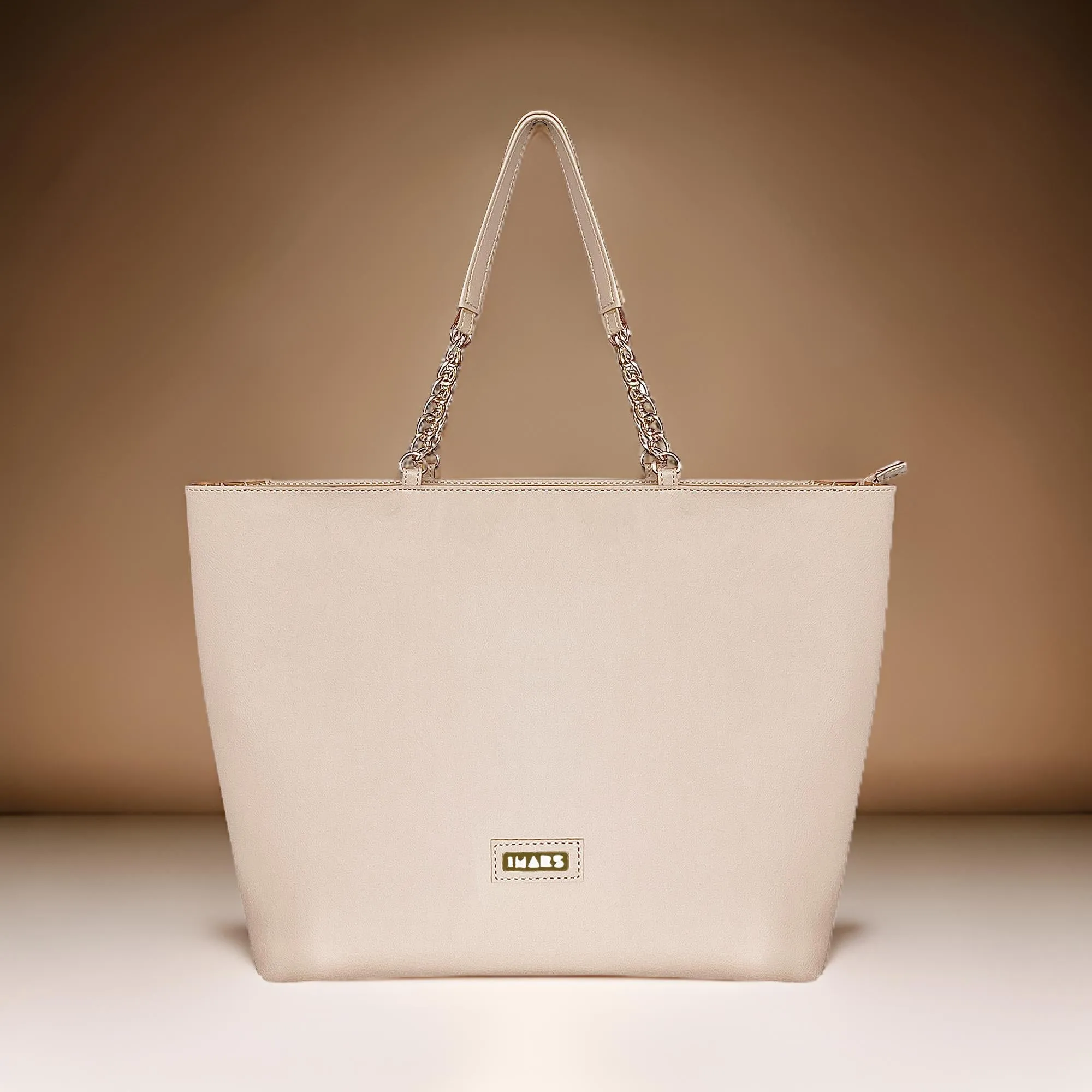 Women's Large Tote Chain | Vegan Leather Ladies Handbag