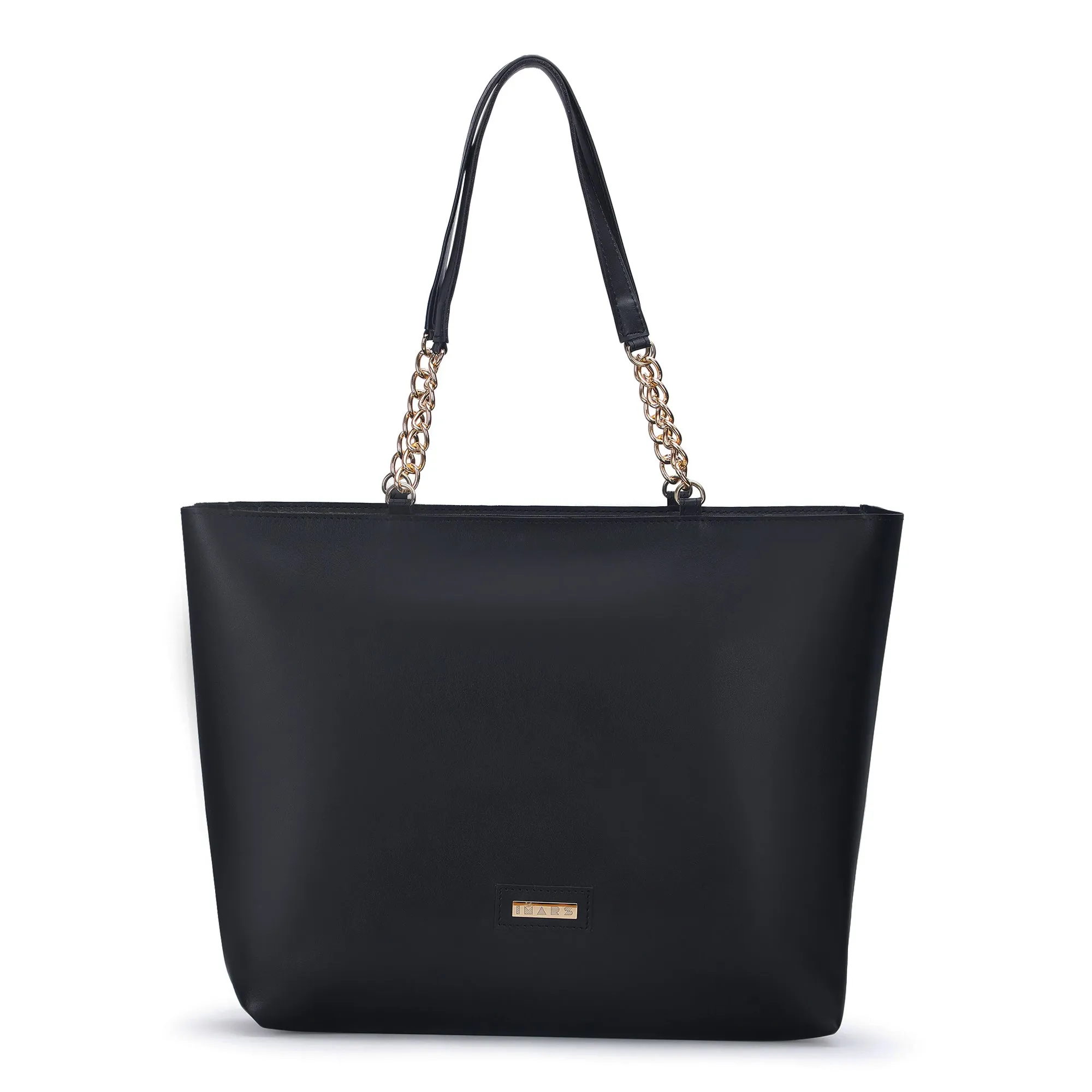 Women's Large Tote Chain | Vegan Leather Ladies Handbag