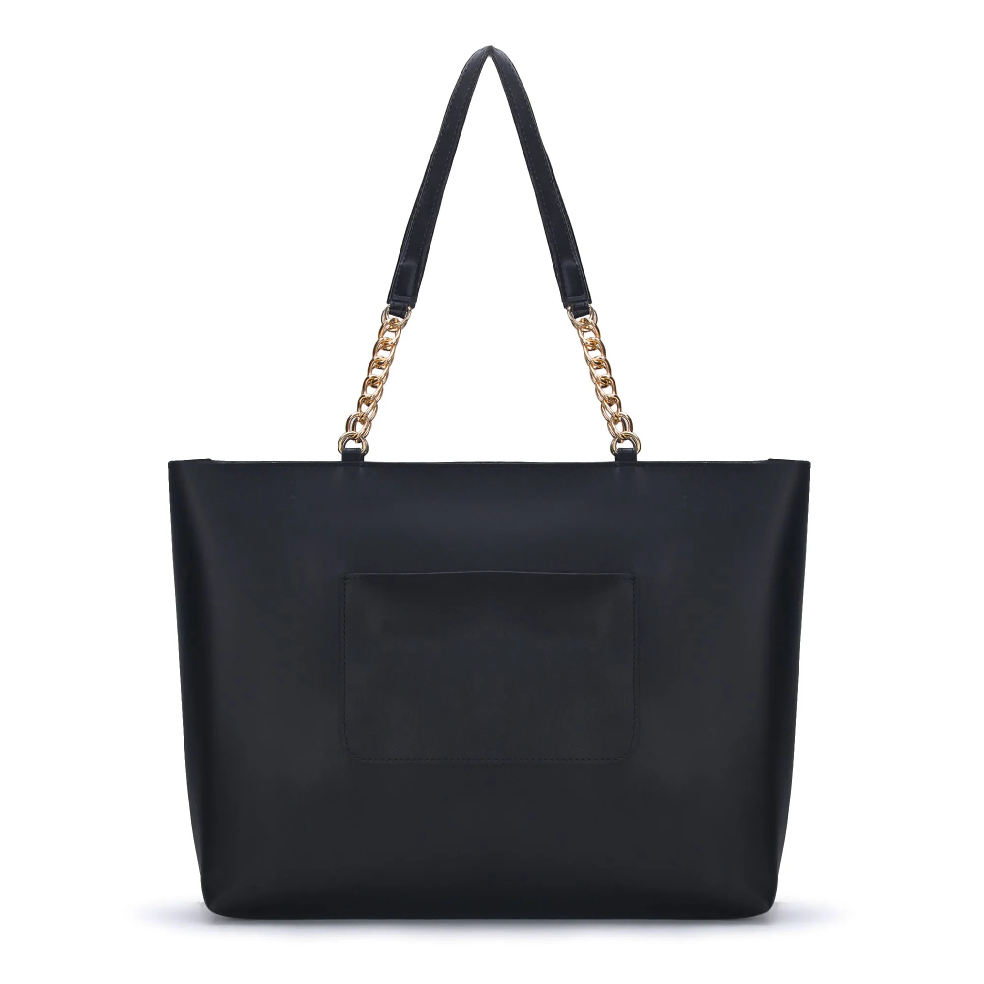 Women's Large Tote Chain | Vegan Leather Ladies Handbag