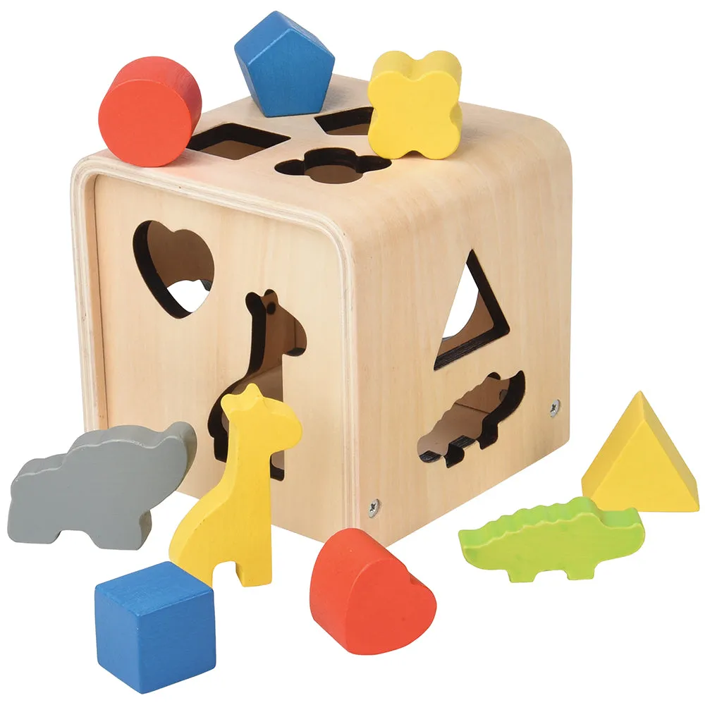 Wooden Animal and Shape Sorter