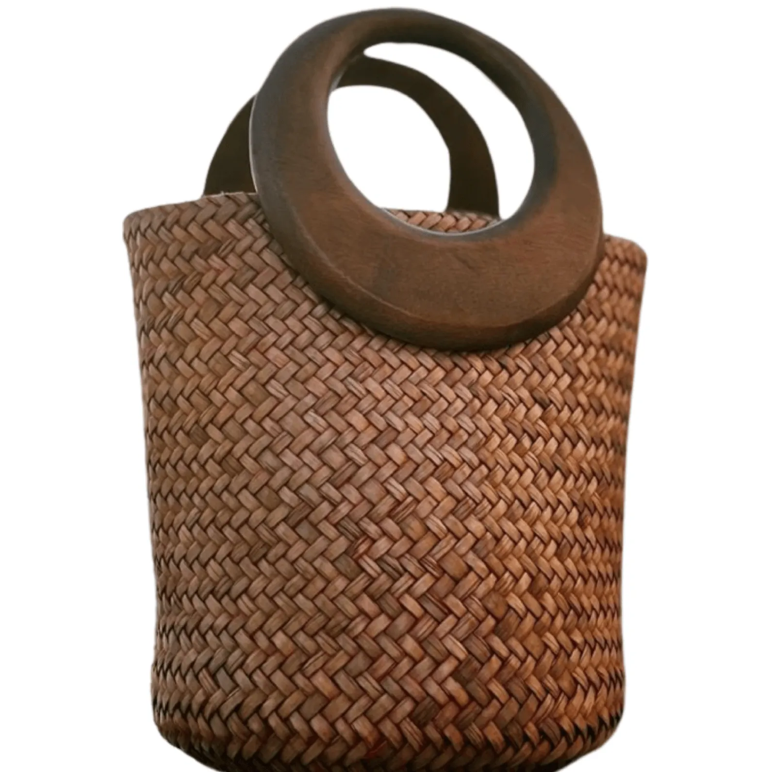 Woven Bucket Bag