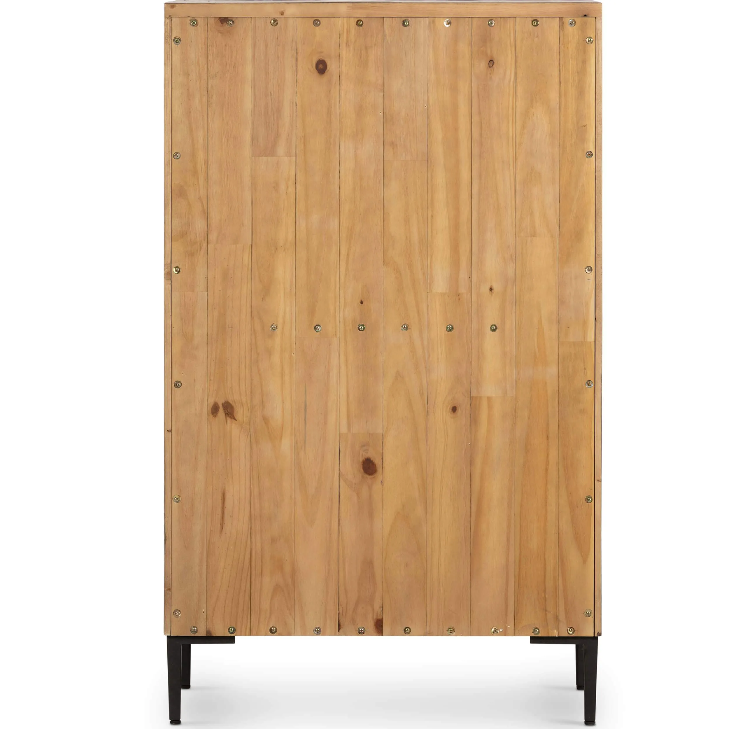 Wyeth 5 Drawer Dresser, Rustic Sandalwood