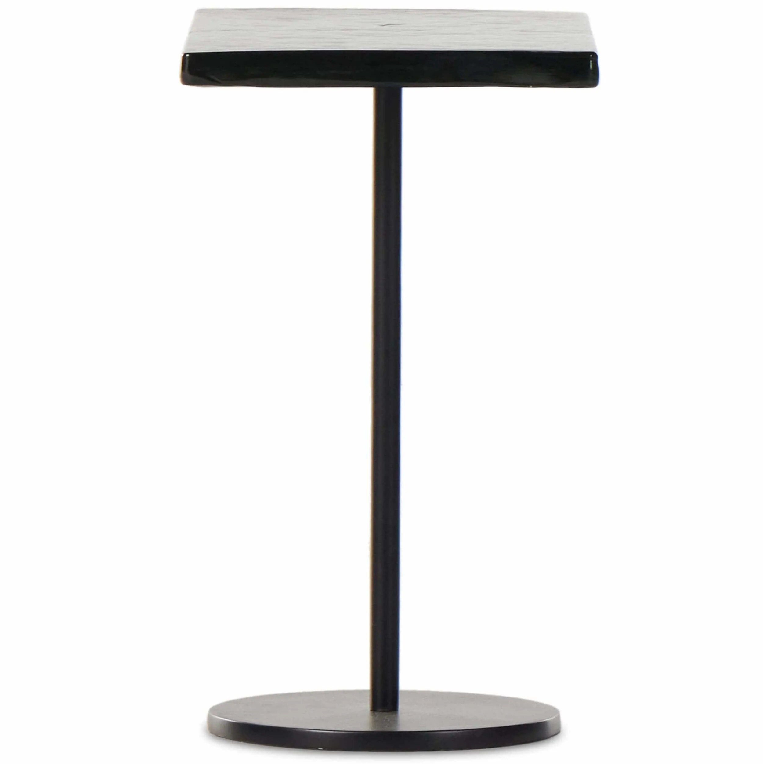 Zevon End Table, Moss Cast Glass
